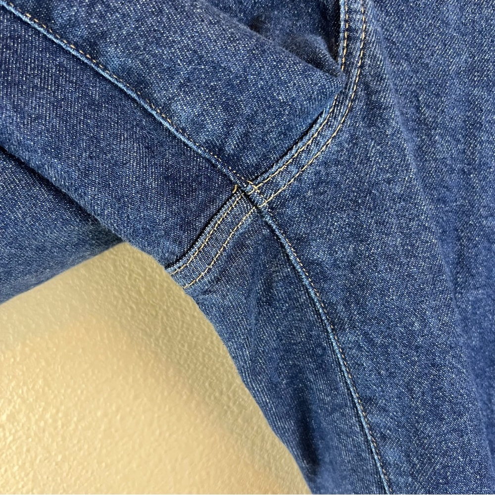 j.crew slim wide leg jeans dark wash - Picture 5 of 12